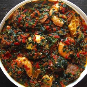 Efo riro (assorted )