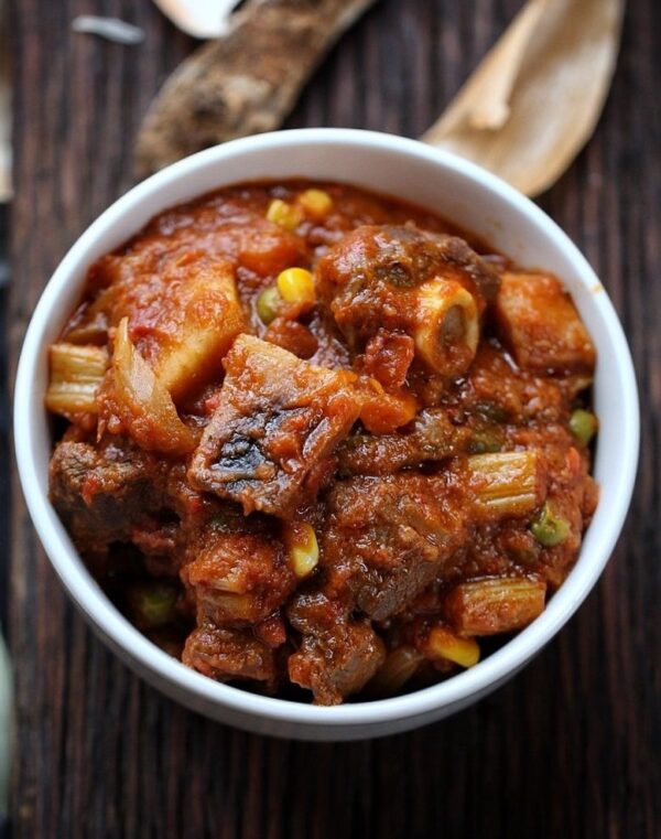 Goat meat stew